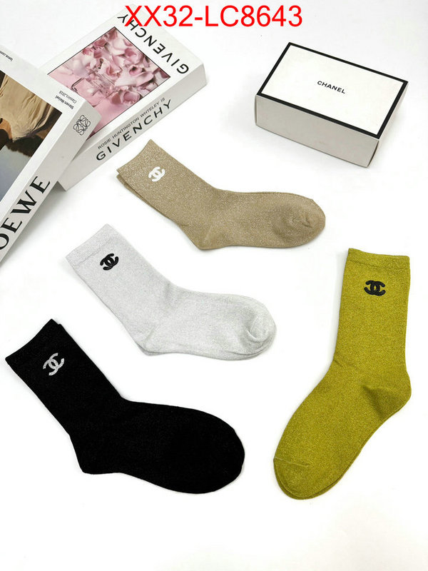 Sock-Chanel online from china ID: LC8643 $: 32USD