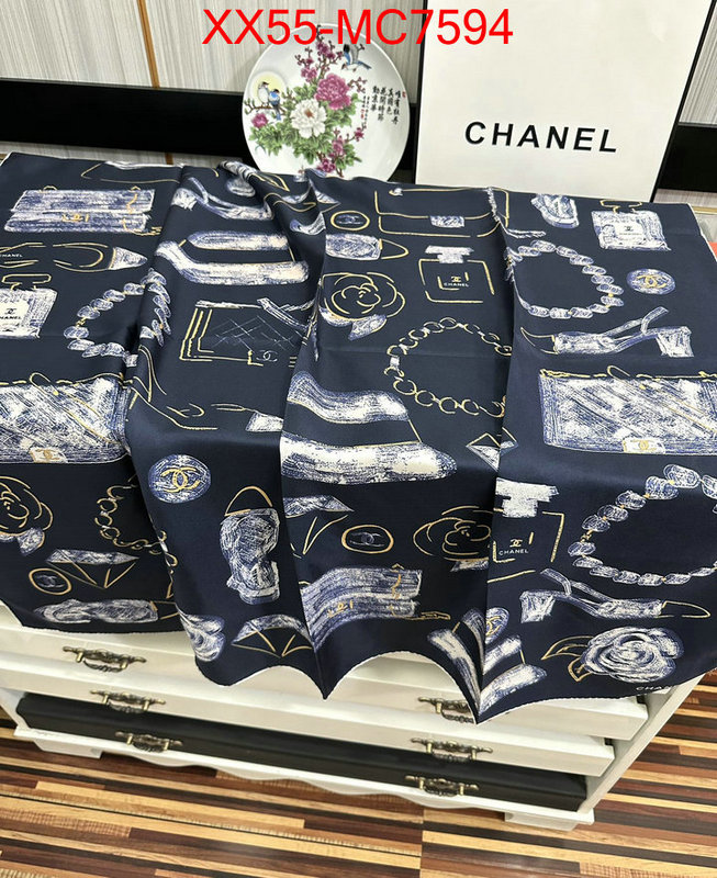 Scarf-Chanel fake high quality ID: MC7594 $: 55USD