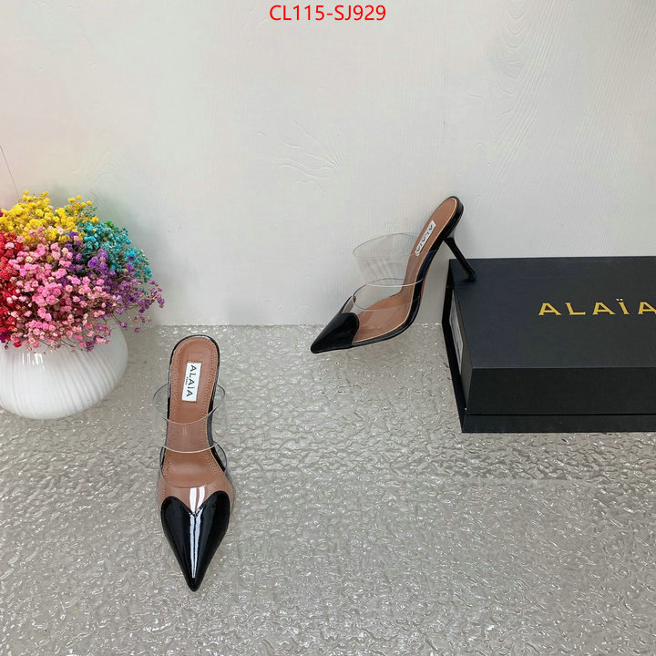 Women Shoes-ALAIA can you buy replica ID: SJ929 $: 115USD