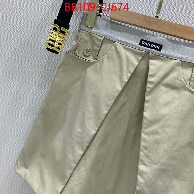 Clothing-MIU MIU what is a 1:1 replica ID: CJ674 $: 109USD