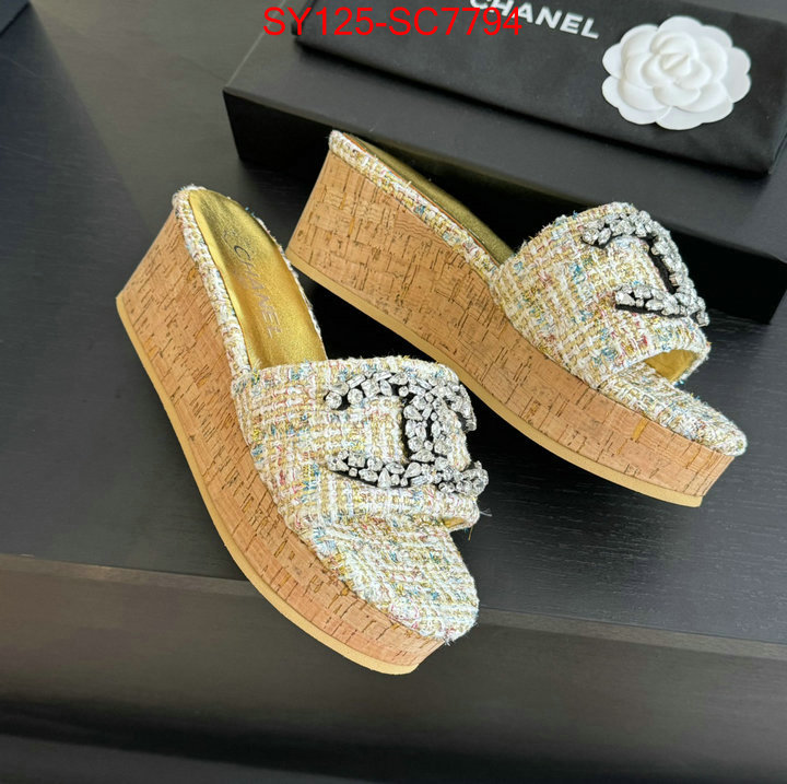 Women Shoes-Chanel brand designer replica ID: SC7794 $: 125USD