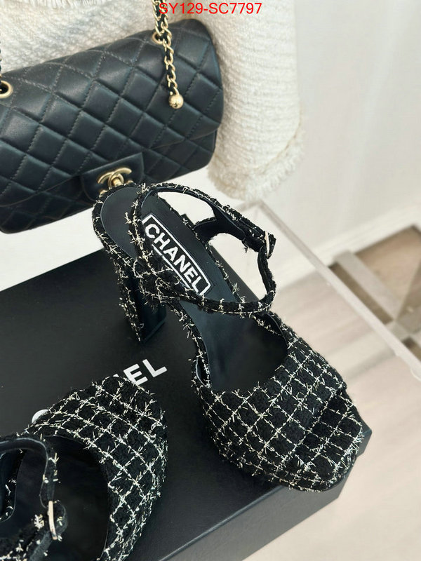 Women Shoes-Chanel buy top high quality replica ID: SC7797 $: 129USD