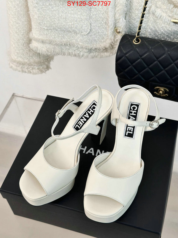 Women Shoes-Chanel buy top high quality replica ID: SC7797 $: 129USD