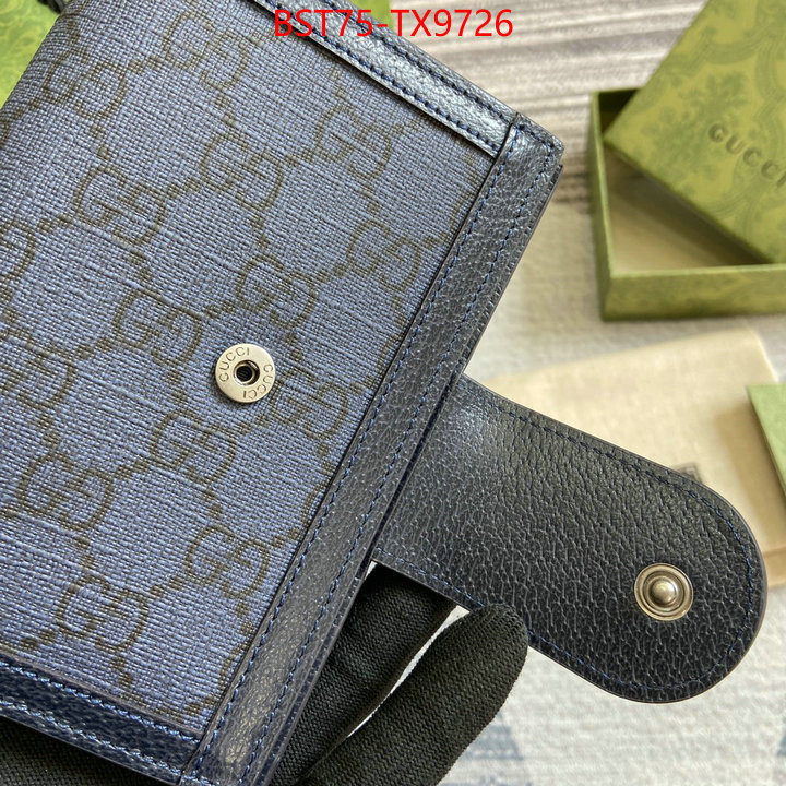 Gucci Bags(TOP)-Wallet- supplier in china ID: TX9726 $: 75USD,