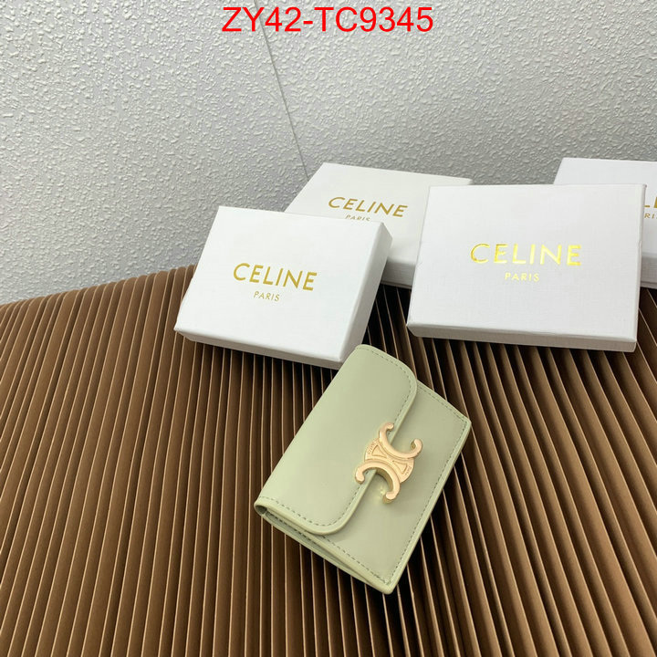 CELINE Bags(4A)-Wallet what is a counter quality ID: TC9345 $: 42USD,