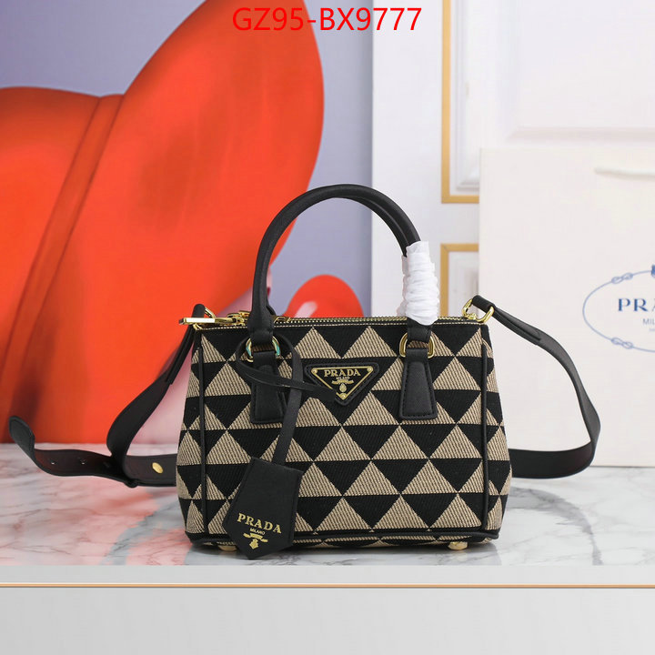 Prada Bags(4A)-Handbag- first copy ID: BX9777 $: 95USD,