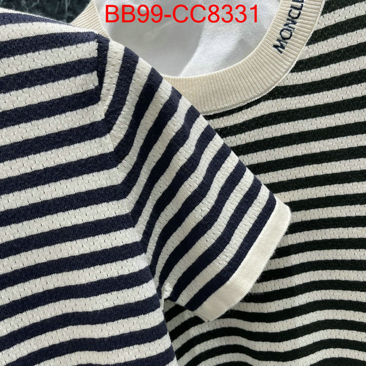 Clothing-Moncler top fake designer ID: CC8331 $: 99USD