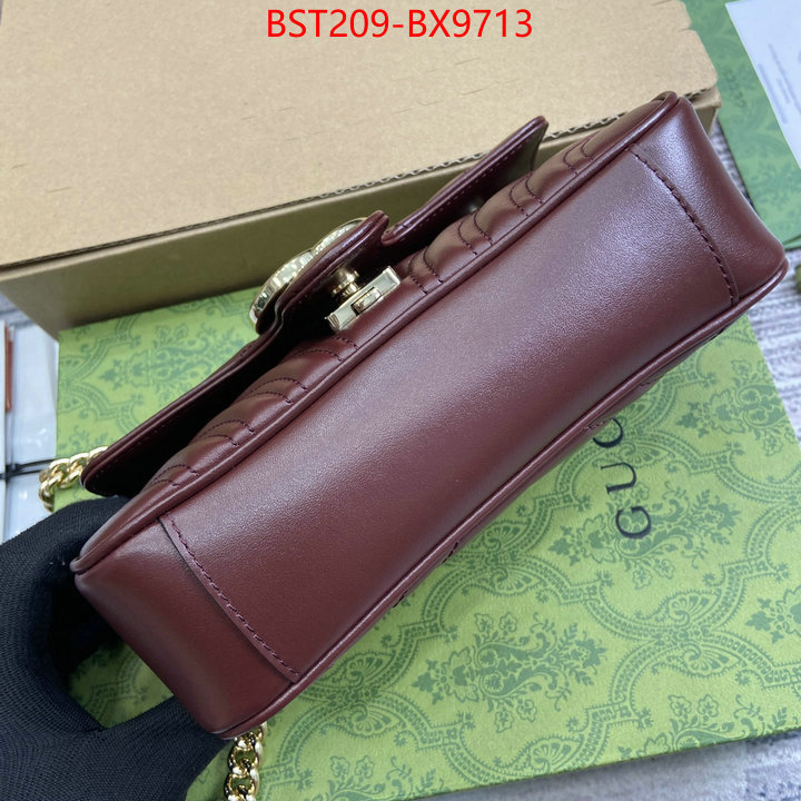 Gucci Bags(TOP)-Marmont replicas ID: BX9713 $: 209USD,