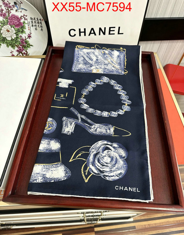 Scarf-Chanel fake high quality ID: MC7594 $: 55USD