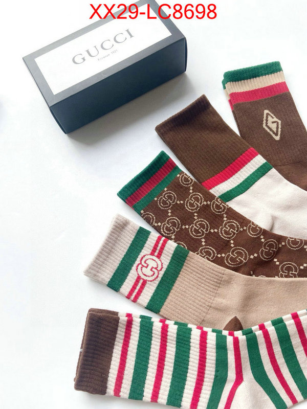 Sock-Gucci 2024 replica wholesale cheap sales online ID: LC8698 $: 29USD