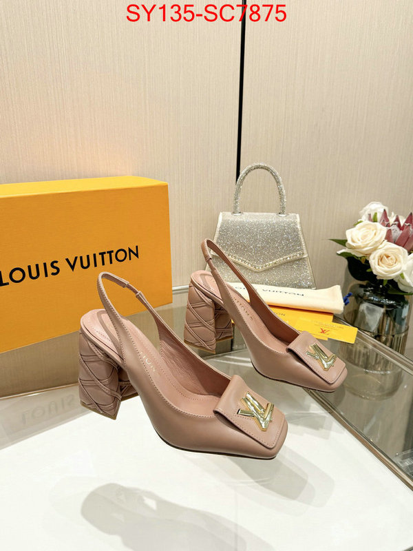 Women Shoes-LV wholesale imitation designer replicas ID: SC7875 $: 135USD