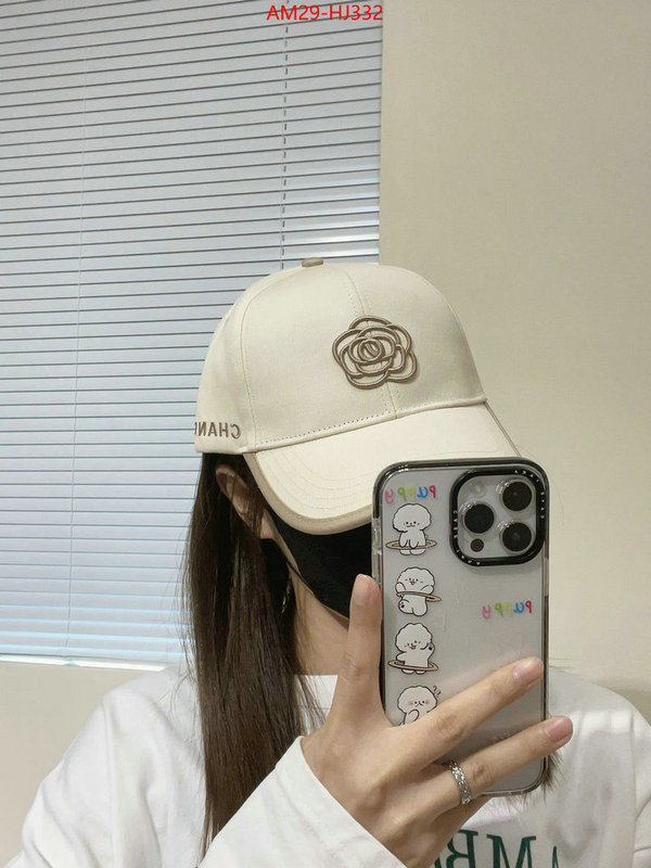 Cap (Hat)-Chanel we provide top cheap aaaaa ID: HJ332 $: 29USD