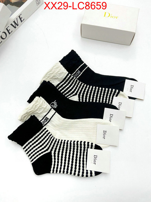 Sock-Dior top quality fake ID: LC8659 $: 29USD