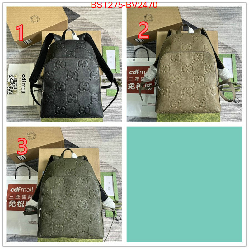 Gucci Bags(TOP)-Backpack- buy the best replica ID: BV2470 $: 275USD,