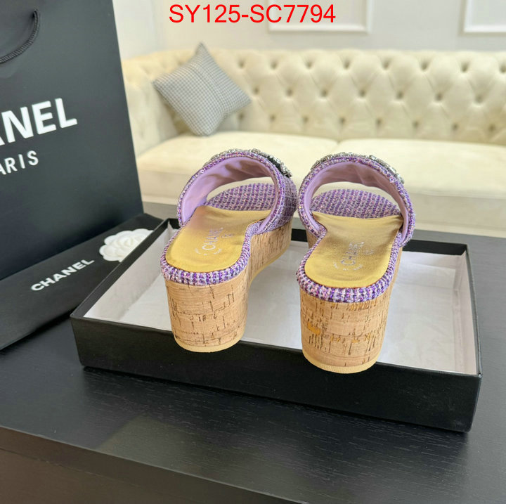 Women Shoes-Chanel brand designer replica ID: SC7794 $: 125USD