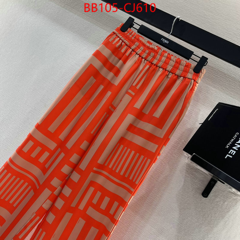 Clothing-Fendi what is a 1:1 replica ID: CJ610 $: 105USD