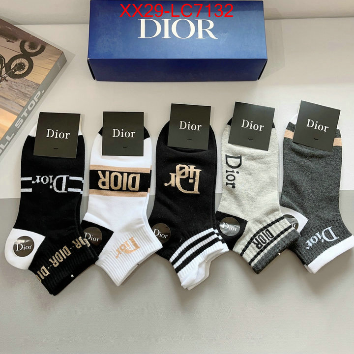 Sock-Dior best quality fake ID: LC7132 $: 29USD