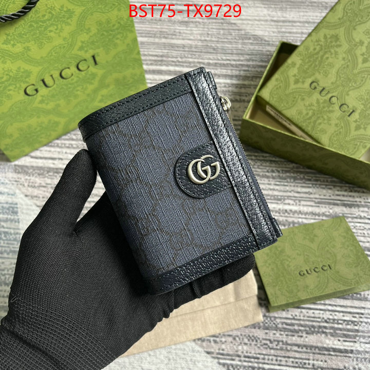 Gucci Bags(TOP)-Wallet- replcia cheap from china ID: TX9729 $: 75USD,