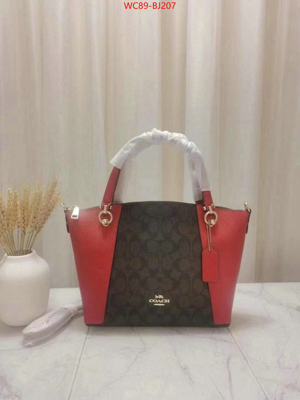 Coach Bags(4A)-Handbag- fake ID: BJ207 $: 89USD,