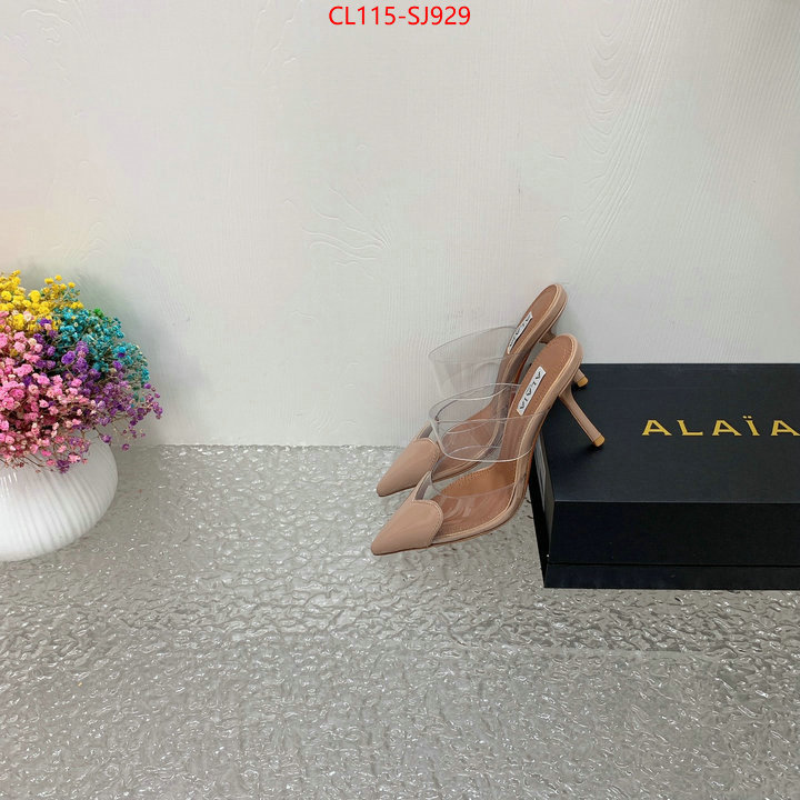 Women Shoes-ALAIA can you buy replica ID: SJ929 $: 115USD