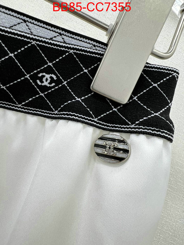 Clothing-Chanel replica 1:1 high quality ID: CC7355 $: 85USD