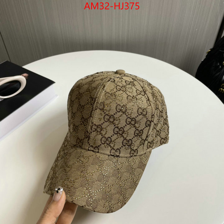 Cap(Hat)-Gucci luxury fake ID: HJ375 $: 32USD