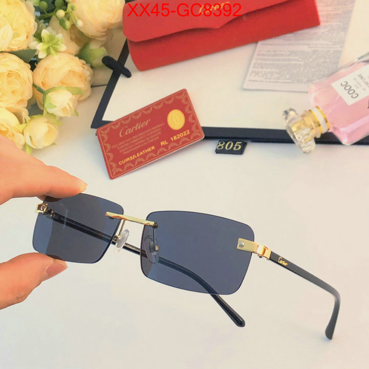 Glasses-Cartier fashion designer ID: GC8392 $: 45USD