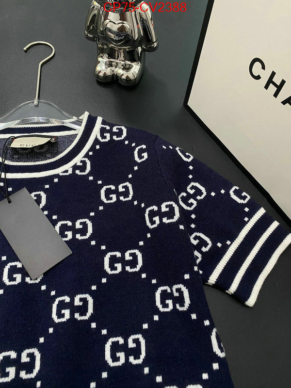 Clothing-Gucci high-end designer ID: CV2388 $: 75USD