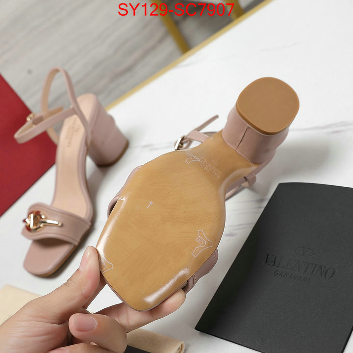 Women Shoes-Valentino designer high replica ID: SC7907 $: 129USD