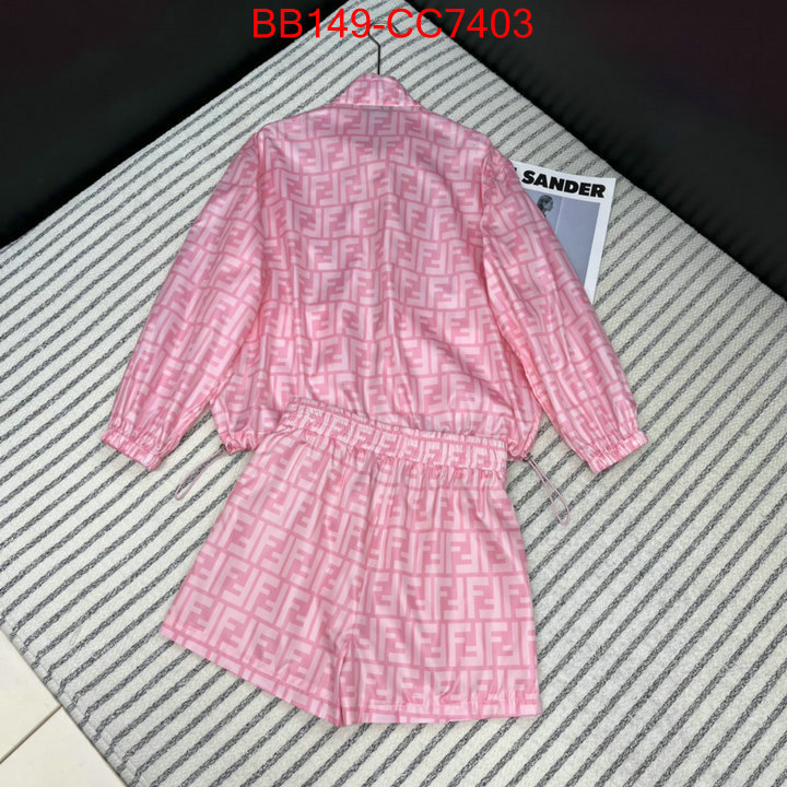 Clothing-Fendi what's the best place to buy replica ID: CC7403 $: 149USD