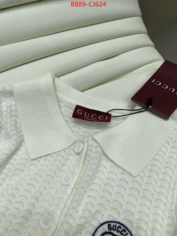 Clothing-Gucci designer ID: CJ624 $: 89USD