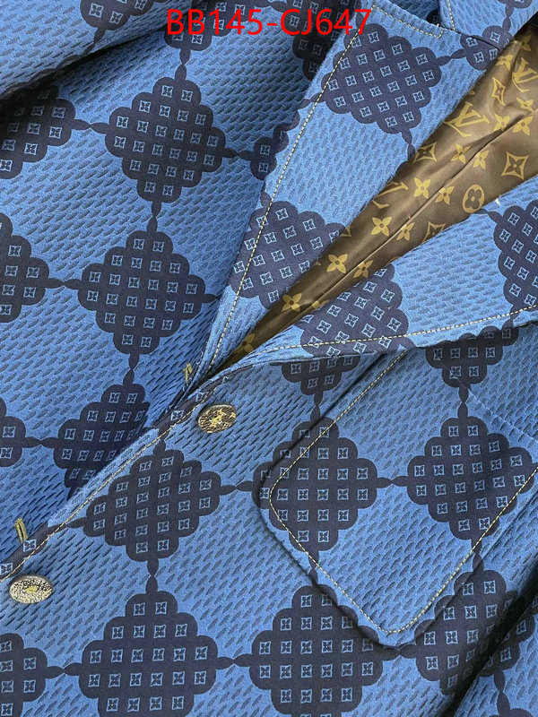 Clothing-LV outlet 1:1 replica ID: CJ647 $: 145USD