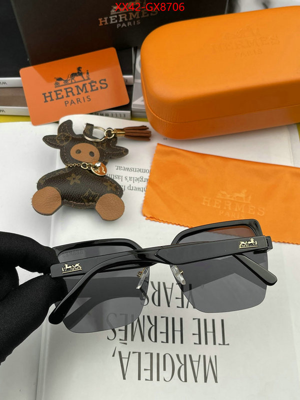 Glasses-Hermes 2024 luxury replicas ID: GX8706 $: 42USD