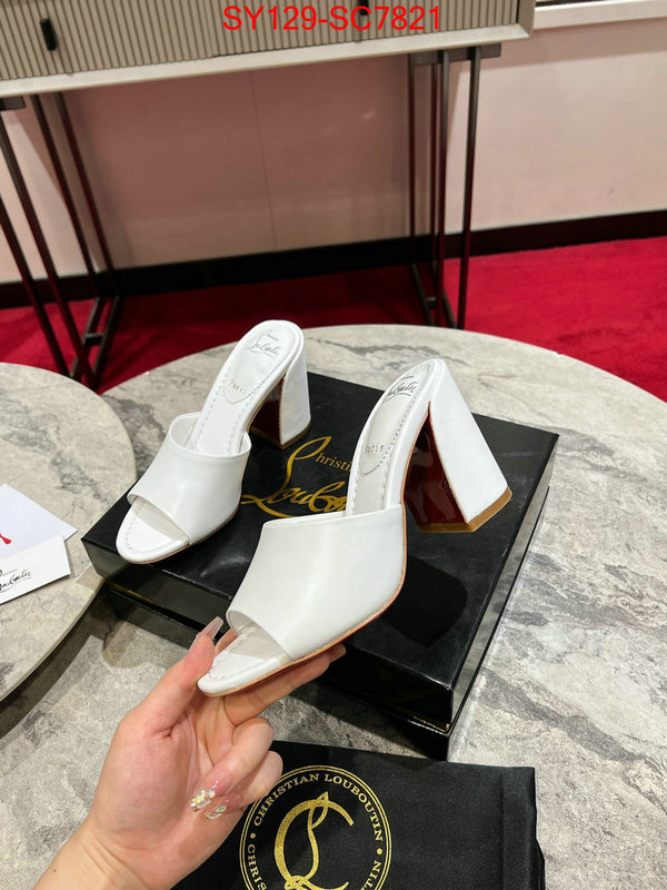 Women Shoes-Christian Louboutin practical and versatile replica designer ID: SC7821 $: 129USD