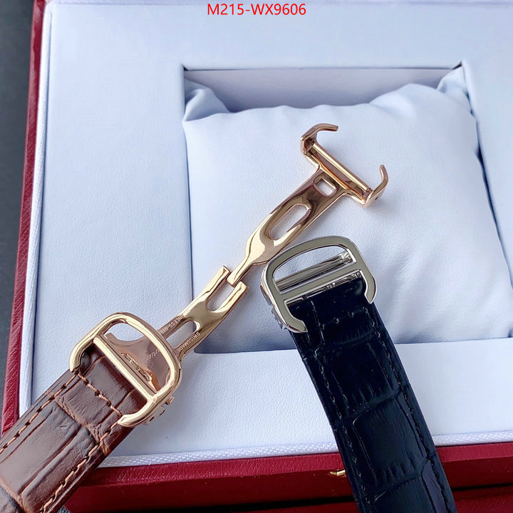 Watch(TOP)-Cartier where quality designer replica ID: WX9606 $: 215USD