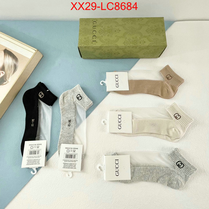 Sock-Gucci can you buy knockoff ID: LC8684 $: 29USD