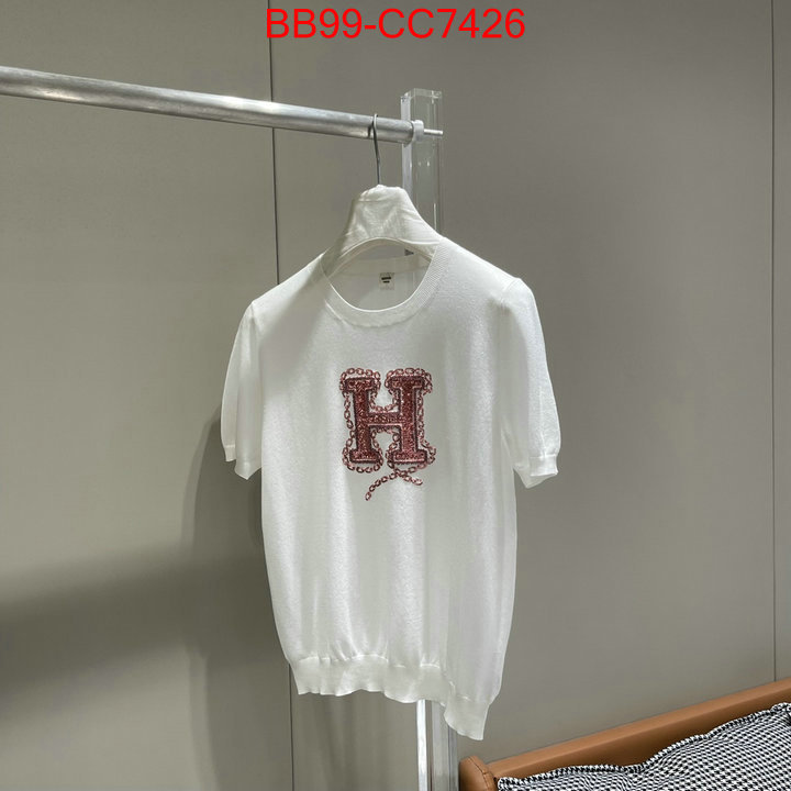 Clothing-Hermes top grade ID: CC7426 $: 99USD