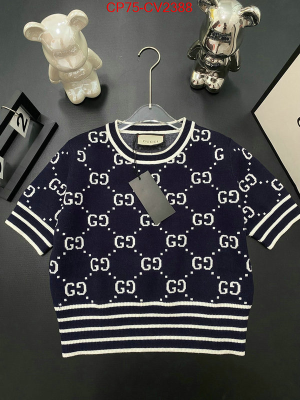 Clothing-Gucci high-end designer ID: CV2388 $: 75USD