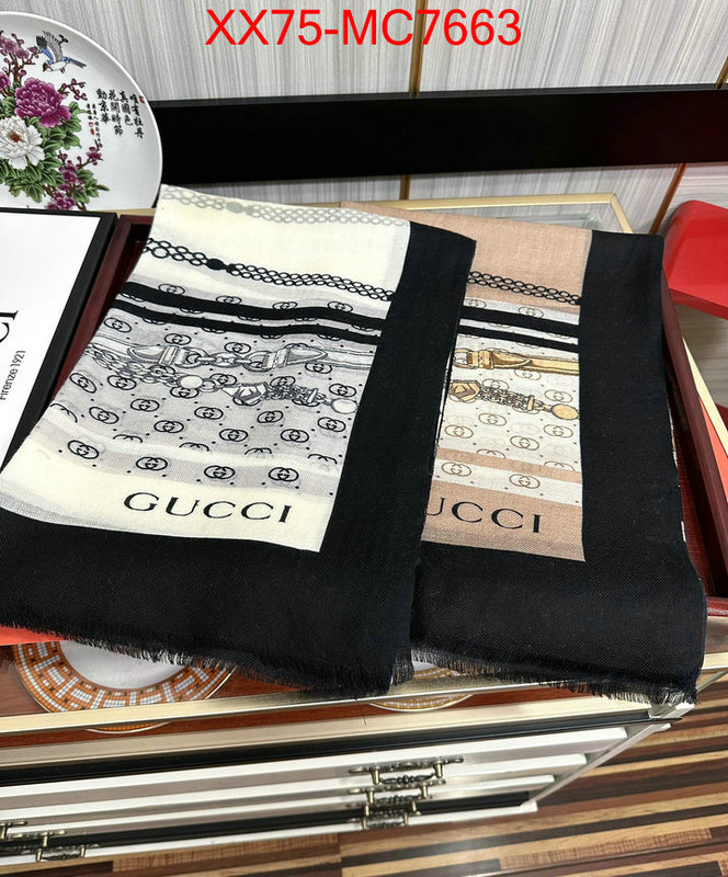 Scarf-Gucci buy cheap replica ID: MC7663 $: 75USD