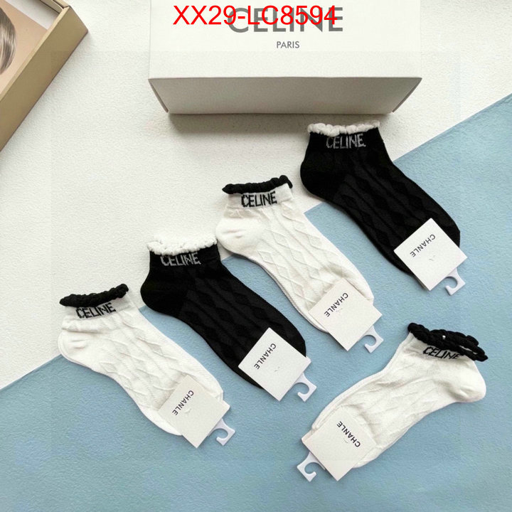 Sock-CELINE high quality designer ID: LC8594 $: 29USD