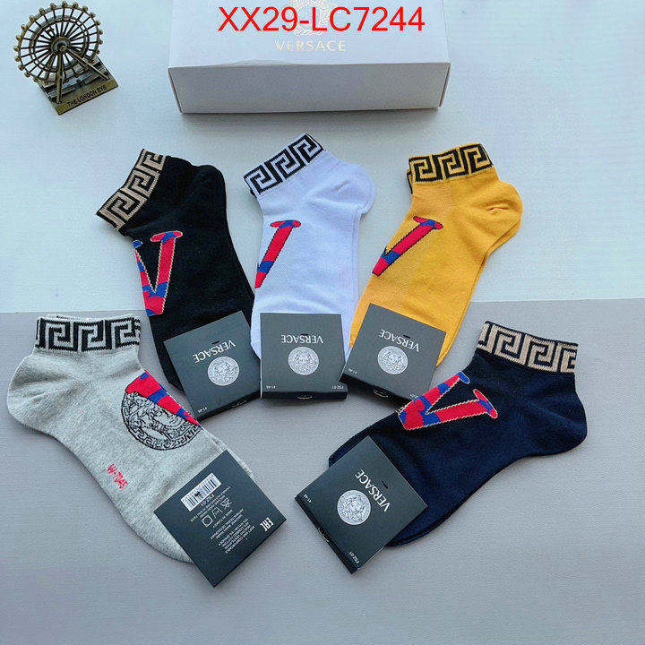 Sock-Versace 2024 replica wholesale cheap sales online ID: LC7244 $: 29USD