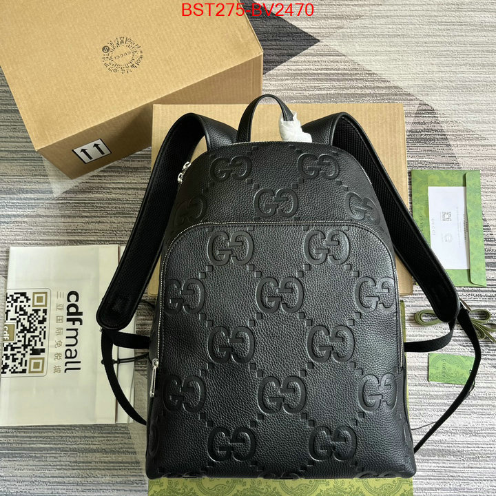 Gucci Bags(TOP)-Backpack- buy the best replica ID: BV2470 $: 275USD,