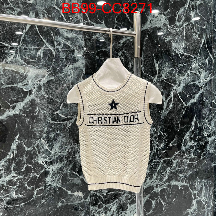 Clothing-Dior new designer replica ID: CC8271 $: 99USD