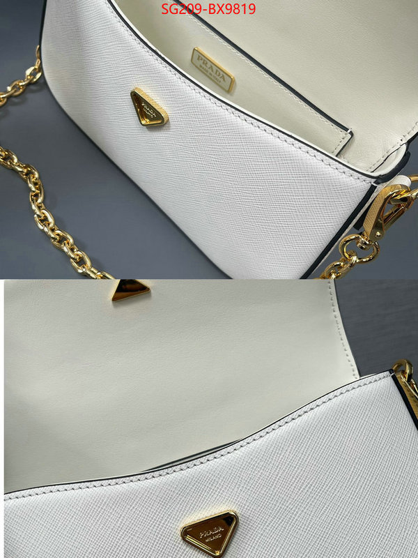 Prada Bags(TOP)-Crossbody- best wholesale replica ID: BX9819 $: 209USD,