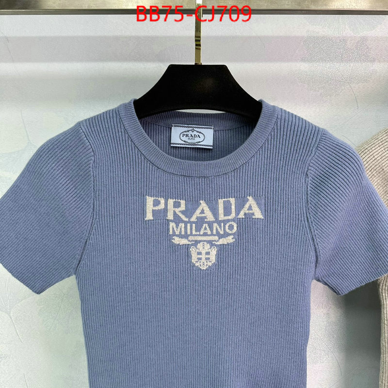 Clothing-Prada what is top quality replica ID: CJ709 $: 75USD