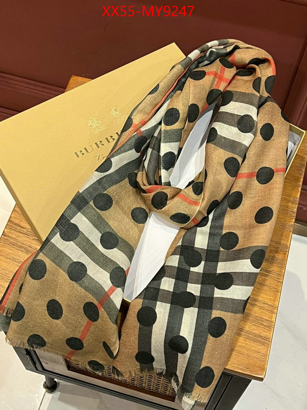 Scarf-Burberry replica 1:1 ID: MY9247 $: 55USD