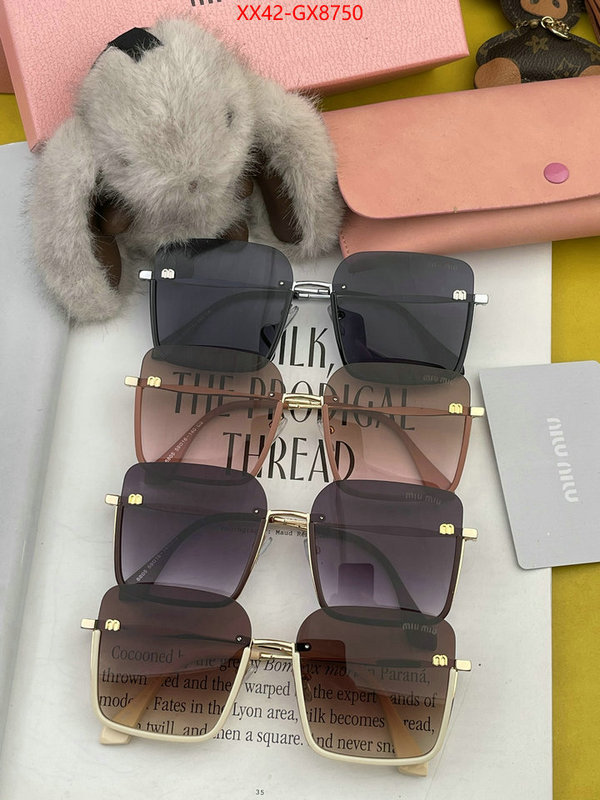 Glasses-Miu Miu aaaaa replica designer ID: GX8750 $: 42USD