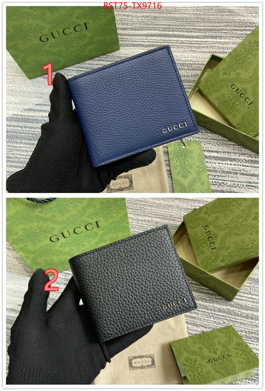 Gucci Bags(TOP)-Wallet- can i buy replica ID: TX9716 $: 75USD,