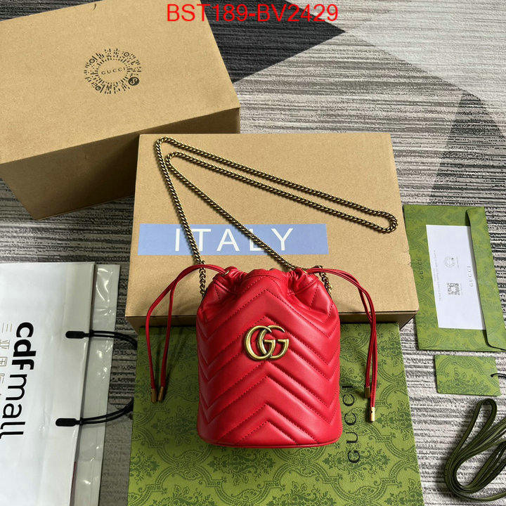 Gucci Bags(TOP)-Crossbody- cheap replica ID: BV2429 $: 189USD,