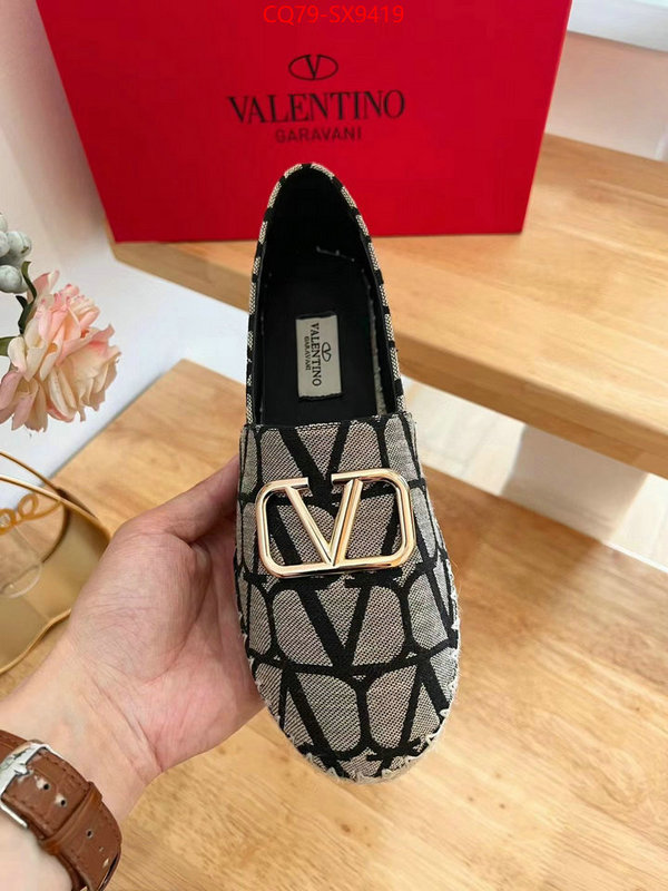 Women Shoes-Valentino aaaaa replica designer ID: SX9419 $: 79USD